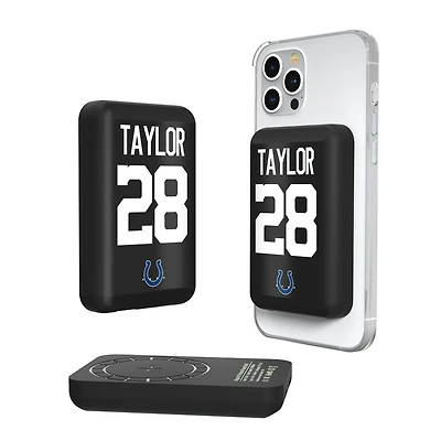 Keyscaper Jonathan Taylor Indianapolis Colts 5000mAh Wireless Magnetic Power Bank