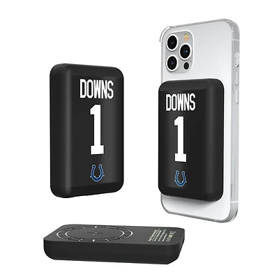 Keyscaper Josh Downs Indianapolis Colts 5000mAh Wireless Magnetic Power Bank