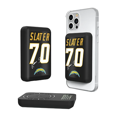 Keyscaper Rashawn Slater Los Angeles Chargers 5000mAh Wireless Magnetic Power Bank