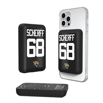 Keyscaper Brandon Scherff Jacksonville Jaguars 5000mAh Wireless Magnetic Power Bank