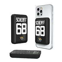 Keyscaper Brandon Scherff Jacksonville Jaguars 5000mAh Wireless Magnetic Power Bank