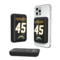 Keyscaper Tuli Tuipulotu Los Angeles Chargers 5000mAh Wireless Magnetic Power Bank