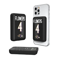 Keyscaper Zay Flowers Baltimore Ravens 5000mAh Wireless Magnetic Power Bank