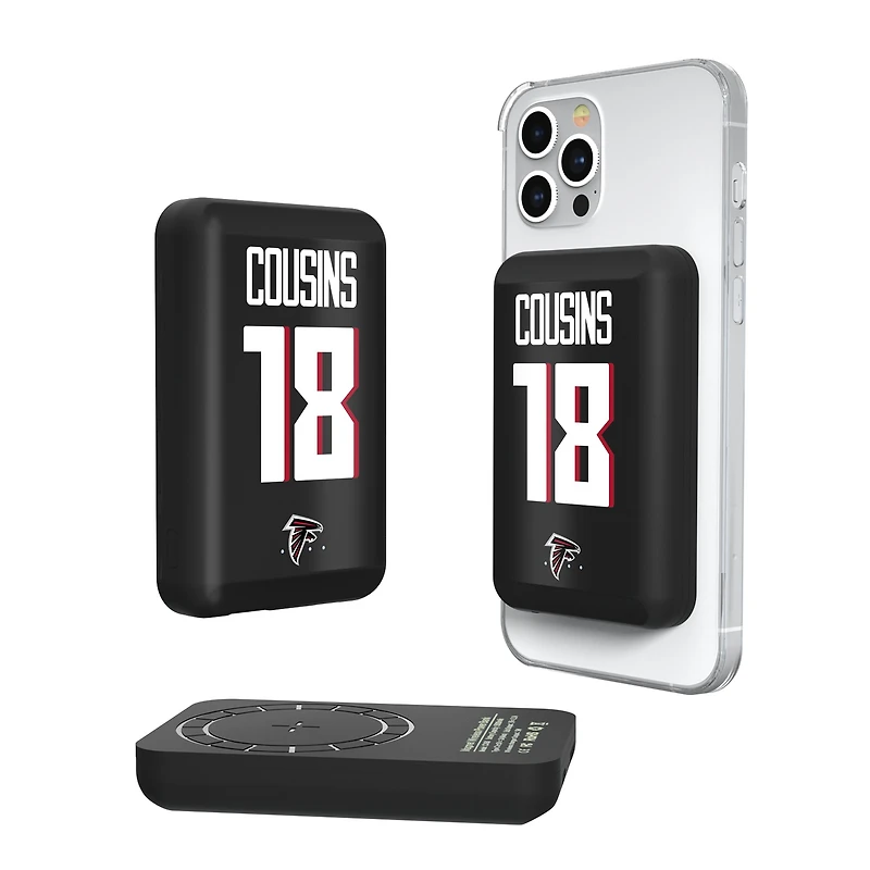 Keyscaper Kirk Cousins Atlanta Falcons 5000mAh Wireless Magnetic Power Bank