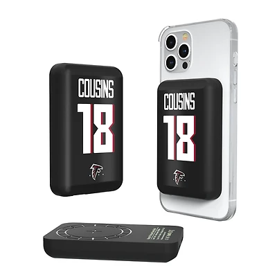 Keyscaper Kirk Cousins Atlanta Falcons 5000mAh Wireless Magnetic Power Bank