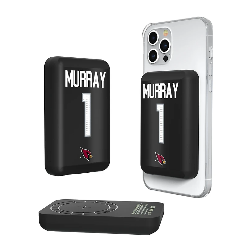 Keyscaper Kyler Murray Arizona Cardinals 5000mAh Wireless Magnetic Power Bank