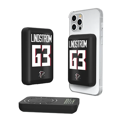 Keyscaper Chris Lindstrom Atlanta Falcons 5000mAh Wireless Magnetic Power Bank