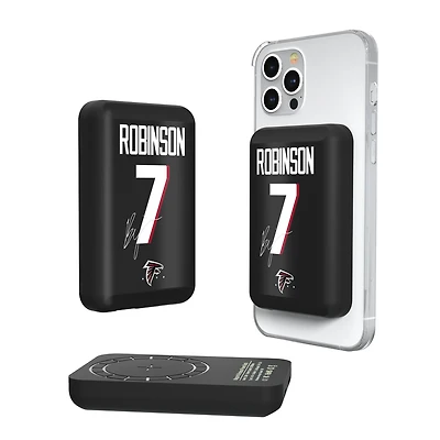 Keyscaper Bijan Robinson Atlanta Falcons 5000mAh Wireless Magnetic Power Bank
