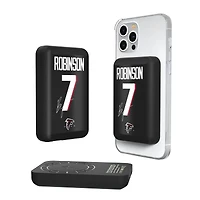 Keyscaper Bijan Robinson Atlanta Falcons 5000mAh Wireless Magnetic Power Bank