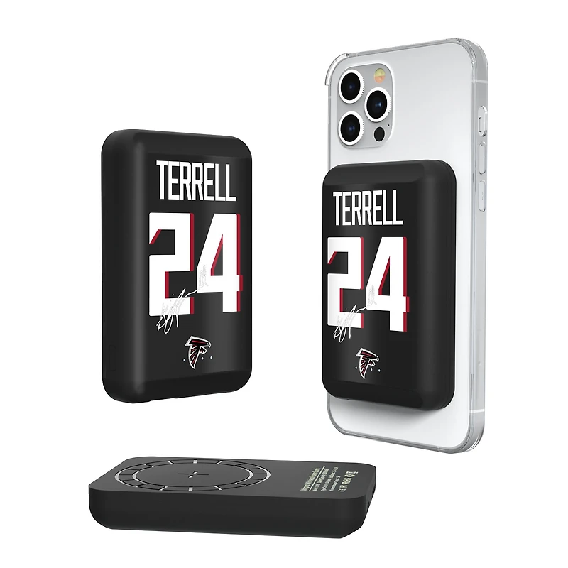 Keyscaper A.J. Terrell Atlanta Falcons 5000mAh Wireless Magnetic Power Bank
