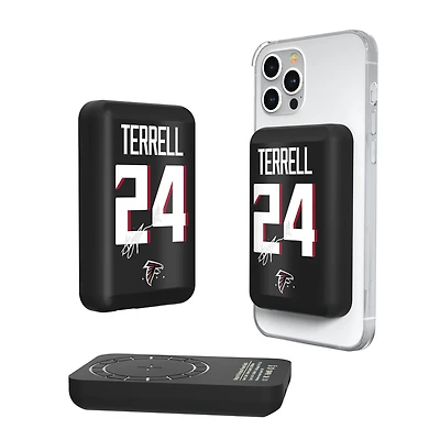 Keyscaper A.J. Terrell Atlanta Falcons 5000mAh Wireless Magnetic Power Bank