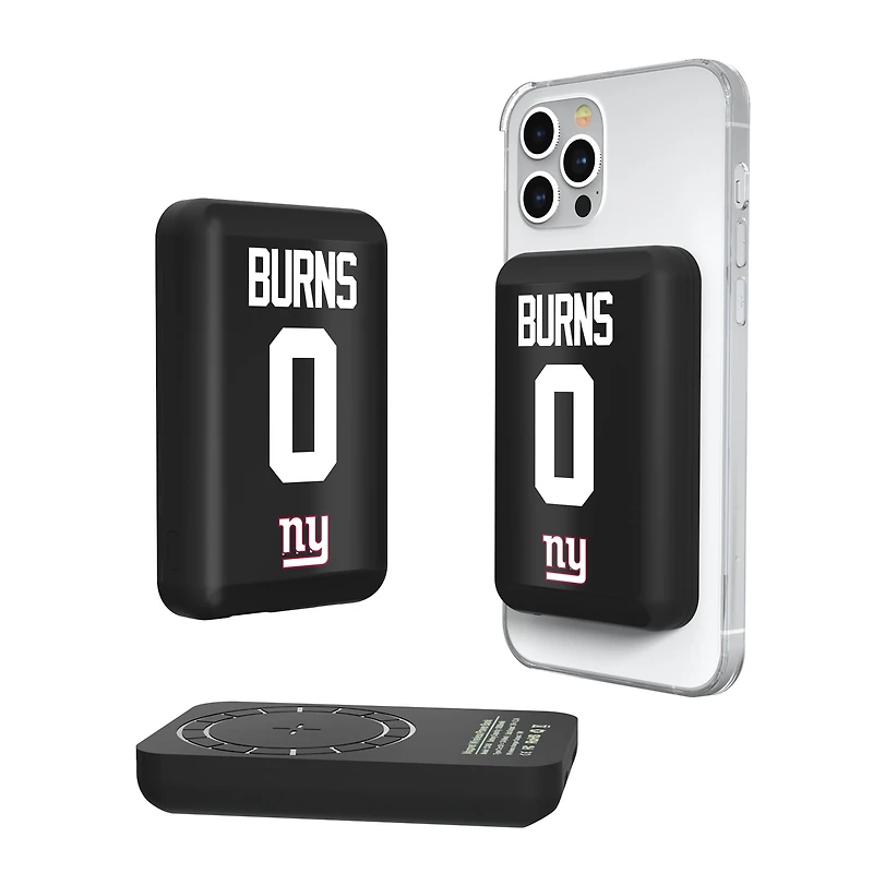 Keyscaper Brian Burns New York Giants 5000mAh Wireless Magnetic Power Bank