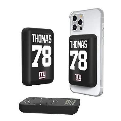 Keyscaper Andrew Thomas New York Giants 5000mAh Wireless Magnetic Power Bank