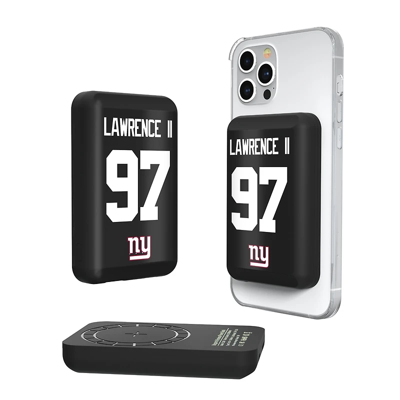 Keyscaper Dexter Lawrence II New York Giants 5000mAh Wireless Magnetic Power Bank