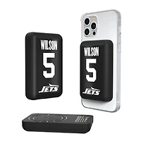 Keyscaper Garrett Wilson New York Jets 5000mAh Wireless Magnetic Power Bank