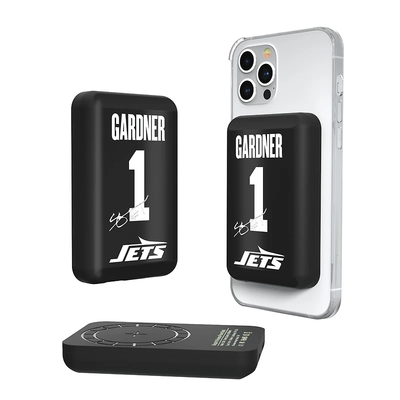 Keyscaper Ahmad Sauce Gardner New York Jets 5000mAh Wireless Magnetic Power Bank