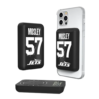 Keyscaper C.J. Mosley New York Jets 5000mAh Wireless Magnetic Power Bank