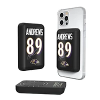 Keyscaper Mark Andrews Baltimore Ravens 5000mAh Wireless Magnetic Power Bank