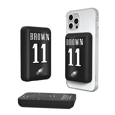 Keyscaper A.J. Brown Philadelphia Eagles 5000mAh Wireless Magnetic Power Bank