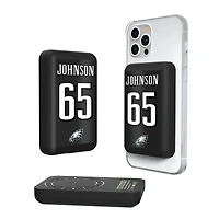 Keyscaper Lane Johnson Philadelphia Eagles 5000mAh Wireless Magnetic Power Bank