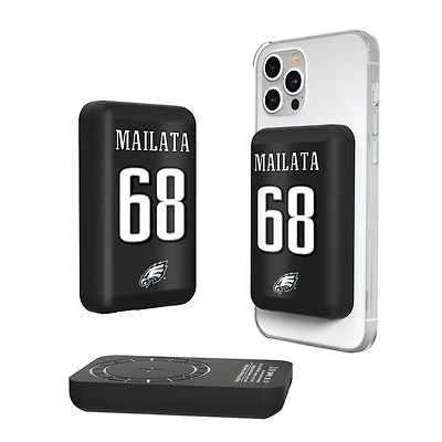Keyscaper Jordan Mailata Philadelphia Eagles 5000mAh Wireless Magnetic Power Bank