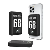 Keyscaper Jordan Mailata Philadelphia Eagles 5000mAh Wireless Magnetic Power Bank