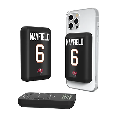 Keyscaper Baker Mayfield Tampa Bay Buccaneers 5000mAh Wireless Magnetic Power Bank