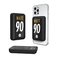 Keyscaper T.J. Watt Pittsburgh Steelers 5000mAh Wireless Magnetic Power Bank
