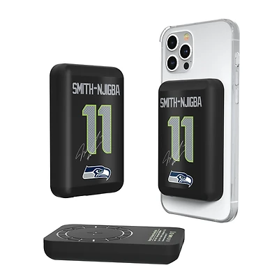 Keyscaper Jaxon Smith-Njigba Seattle Seahawks 5000mAh Wireless Magnetic Power Bank