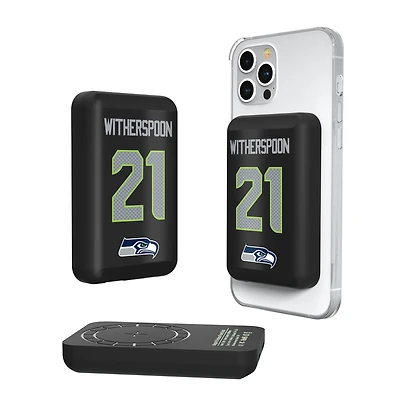 Keyscaper Devon Witherspoon Seattle Seahawks 5000mAh Wireless Magnetic Power Bank