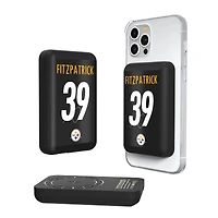 Keyscaper Minkah Fitzpatrick Pittsburgh Steelers 5000mAh Wireless Magnetic Power Bank