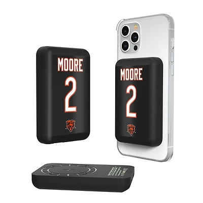 Keyscaper D.J. Moore Chicago Bears 5000mAh Wireless Magnetic Power Bank