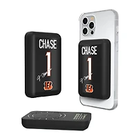 Keyscaper Ja'Marr Chase Cincinnati Bengals 5000mAh Wireless Magnetic Power Bank