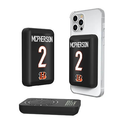 Keyscaper Evan McPherson Cincinnati Bengals 5000mAh Wireless Magnetic Power Bank