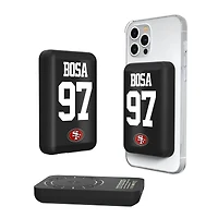 Keyscaper Nick Bosa San Francisco 49ers 5000mAh Wireless Magnetic Power Bank
