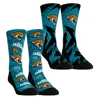 Youth Rock Em Socks  Jacksonville Jaguars Game Day Two-Pack Crew Sock Set
