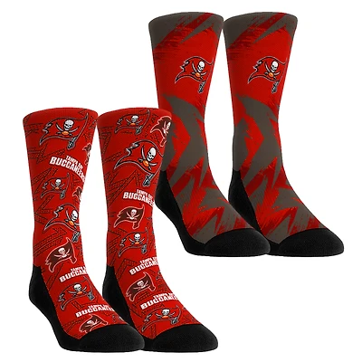Youth Rock Em Socks Tampa Bay Buccaneers Game Day Two-Pack Crew Sock Set