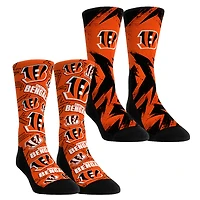 Youth Rock Em Socks  Cincinnati Bengals Game Day Two-Pack Crew Sock Set