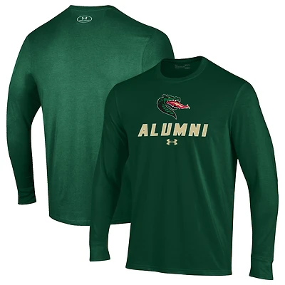 Men's Under Armour  Green UAB Blazers Alumni Performance Long Sleeve T-Shirt