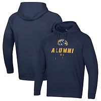 Men's Under Armour Navy Kent State Golden Flashes Alumni Rival Fleece Pullover Hoodie