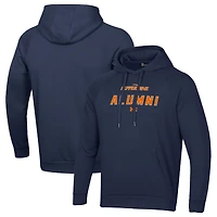 Men's Under Armour Navy Pepperdine Waves Alumni Rival Fleece Pullover Hoodie