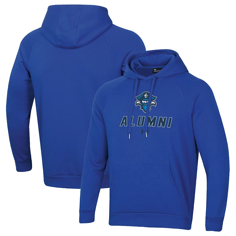Men's Under Armour Blue New Orleans Privateers Alumni Rival Fleece Pullover Hoodie