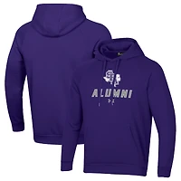 Men's Under Armour Purple Stephen F Austin Lumberjacks Alumni Rival Fleece Pullover Hoodie