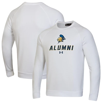 Men's Under Armour White Carleton Knights Alumni Rival Fleece Pullover Sweatshirt