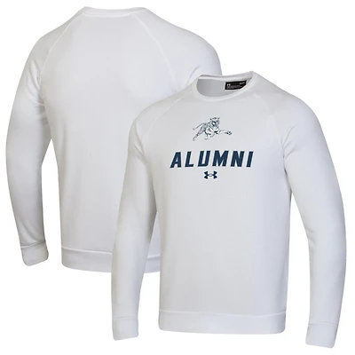 Men's Under Armour White Jackson State Tigers Alumni Rival Fleece Pullover Sweatshirt