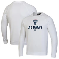 Men's Under Armour White Howard Bison Alumni Rival Fleece Pullover Sweatshirt