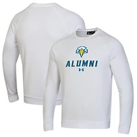 Men's Under Armour White Morehead State Eagles Alumni Rival Fleece Pullover Sweatshirt