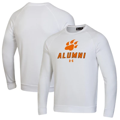Men's Under Armour White Sam Houston State Bearkats Alumni Rival Fleece Pullover Sweatshirt