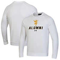 Men's Under Armour White St. Olaf Oles Alumni Rival Fleece Pullover Sweatshirt