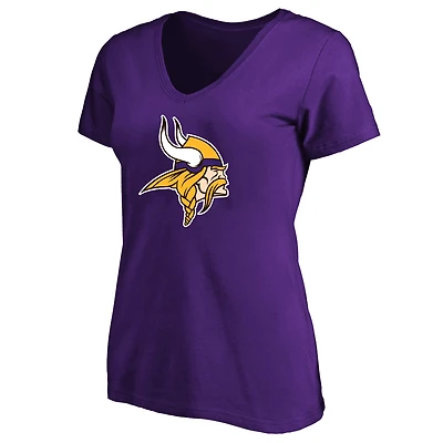 Women's Fanatics Purple Minnesota Vikings Plus Size V-Neck T-Shirt